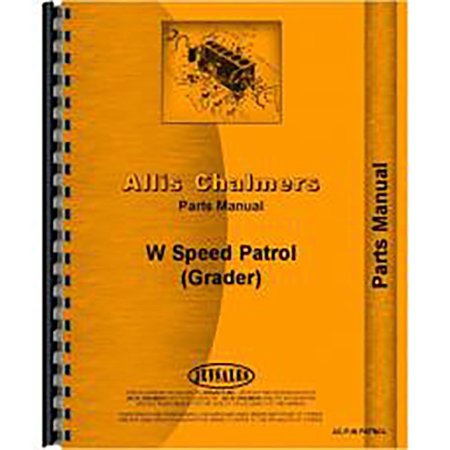 Grader Parts Manual Fits Allis Chalmers W Patrol Grader -  AFTERMARKET, RAP66070